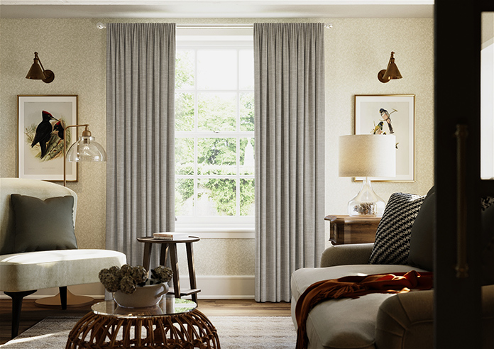Kilkenny, Wool Grey - Made to Measure Curtains - Image 3